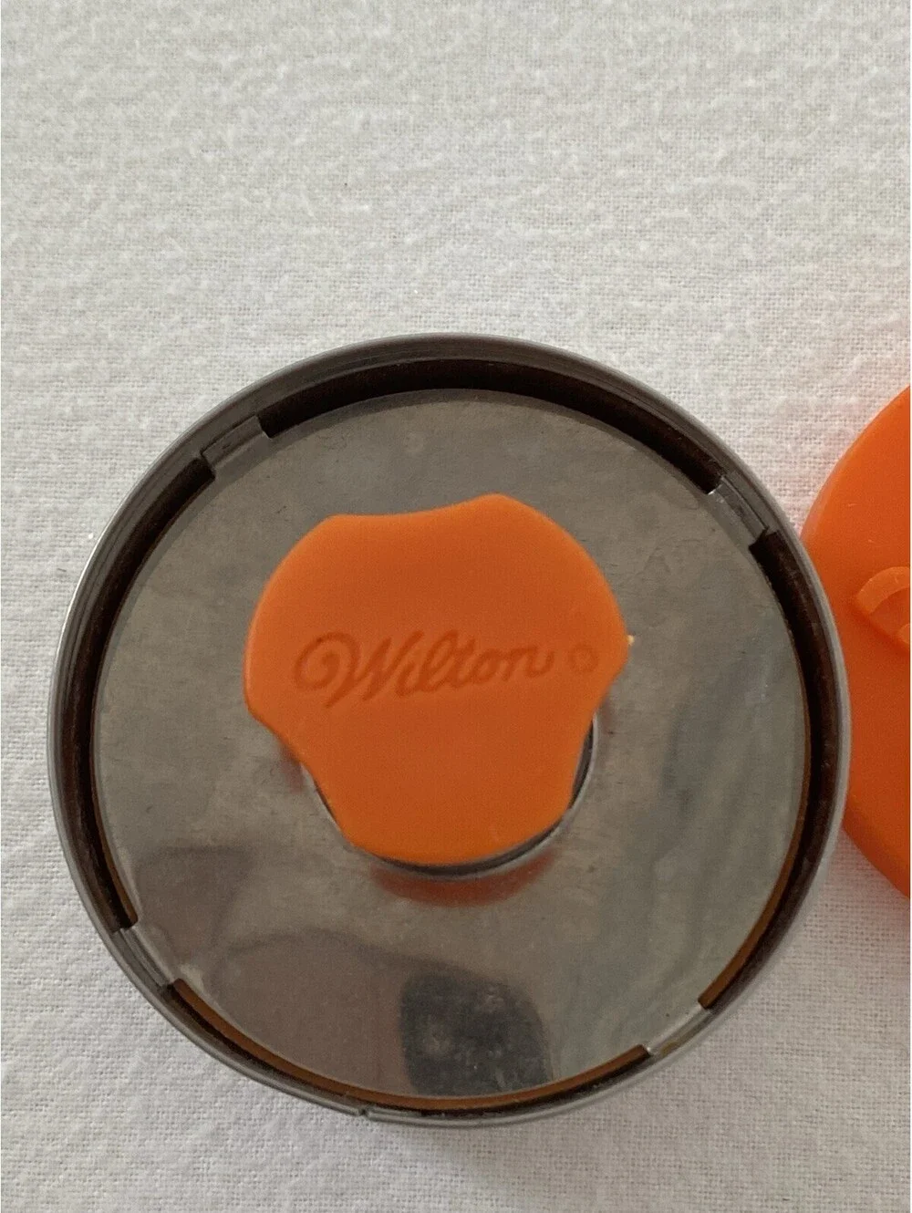 Wilton Halloween Cookie Press Emboss Cutter 3 Stamps Push N Print Vintage Lot